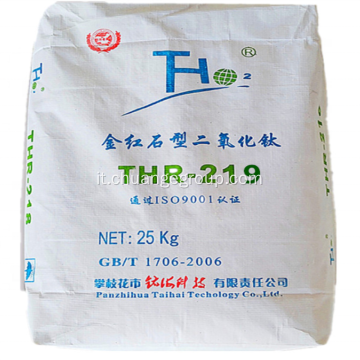 Diossido di titanio Thr219 per tubi in PVC